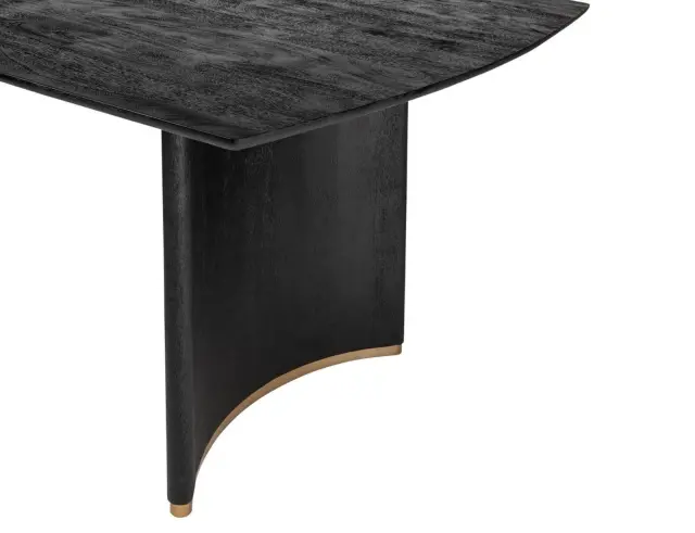 Τραπεζαρία Ostara PTMD Luxury Living από Ξύλο Mango, με διαστάσεις 280x110x77cm - Black - Δεν περιλαμβάνονται οι καρέκλες 3