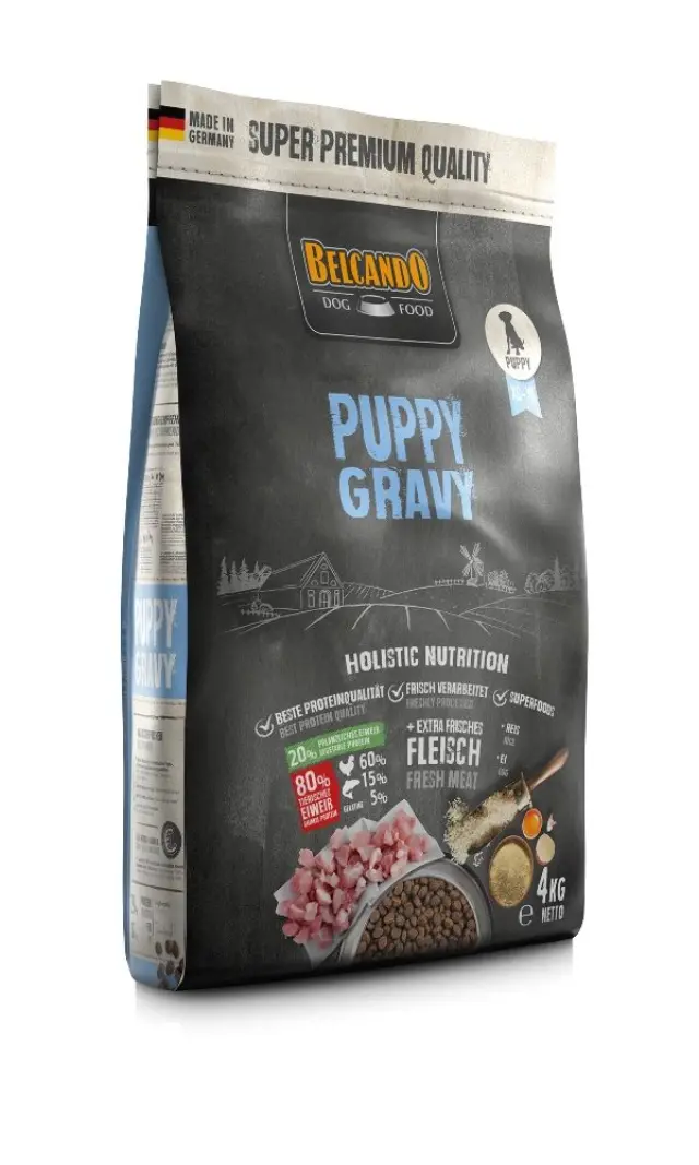 Belcando Puppy Gravy Ξηρά Τροφή για Κουτάβια με Πουλερικά και Ρύζι 4kg 2