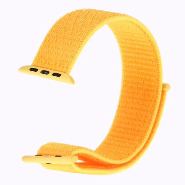 Simple Nylon Λουράκι για Apple Watch 38/40/41/42(Series 10/11/12)- Yellow OEM 2