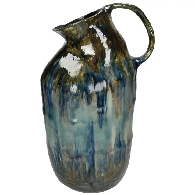 Βάζο Μπλε Κεραμικό 26x21.5x42cm