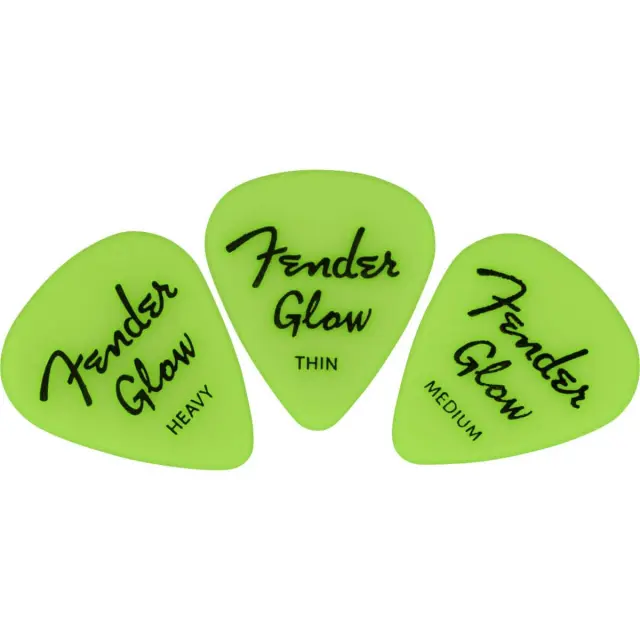 Fender Glow In The Dark 351 Mix Πένες (12 τμχ)