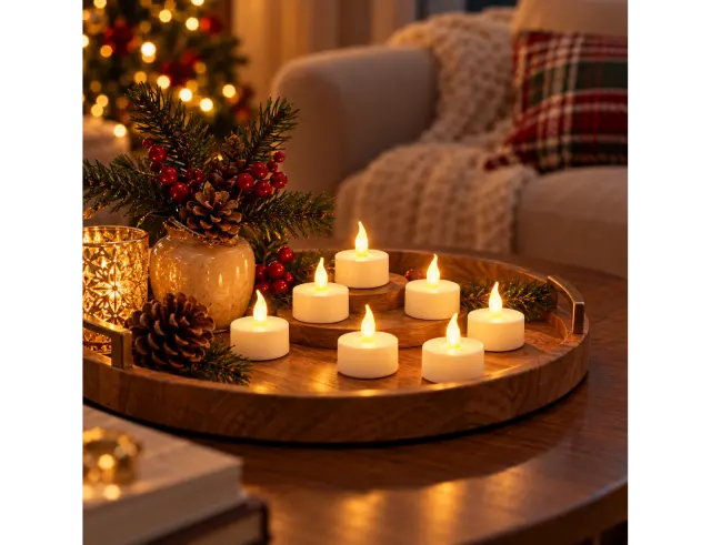 Διακοσμητικά Κεριά Ρεσώ LED Ambiance Light με χειριστήριο - 9 τεμάχια AX5991650