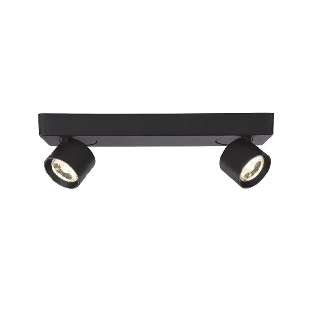 ΕΠΙΤΟΙΧΟ Φ/Σ LED 10W COB 80° 3000K 800LM ΜΑΥΡΟ ΑΛΟΥΜΙΝΙΟ 32X7XH7,5CM PLUTO / RA33LEDS32BK