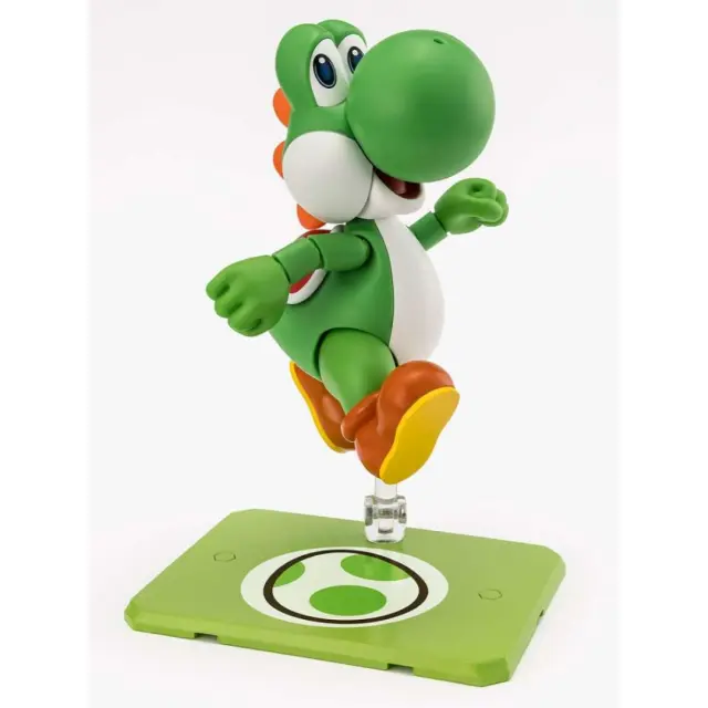 Tamashii Nations Super Mario Yoshi S.H.Figuarts Συλλεκτική Φιγούρα Δράσης 11cm με Αρθρώσεις, Αυγό + Εναλλάξιμα Αξεσουάρ