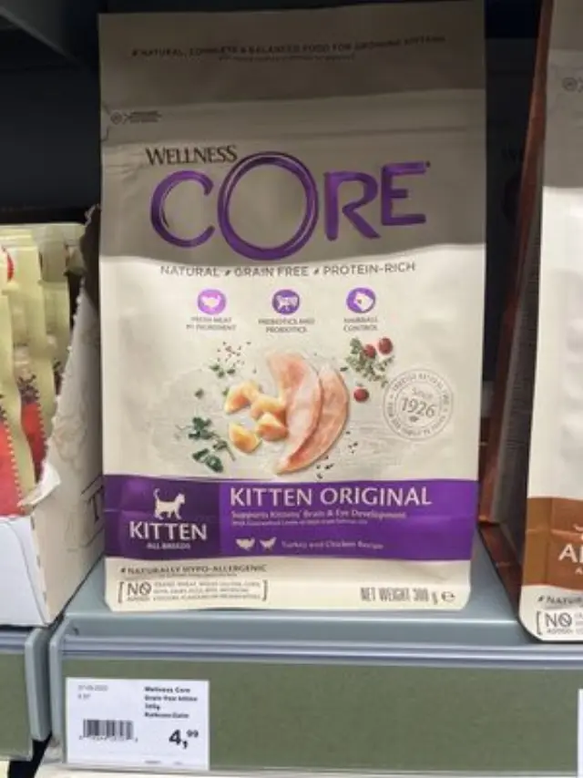 Wellness Core Kitten Original Ξηρά Τροφή για Ανήλικες Γάτες με Γαλοπούλα & Κοτόπουλο 300gr
