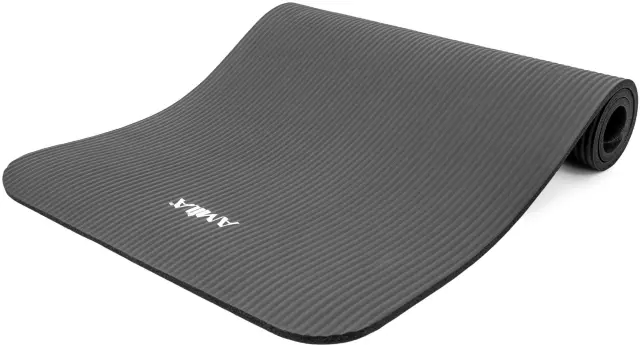 AMILA Στρώμα Γυμναστικής NBR 12mm 90Kg 142cm Γκρι (95904) 2