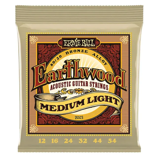 ErnieBall 2003 Earthwood 80/20 Bronze Χορδές Ακουστικής Κιθάρας 12-54