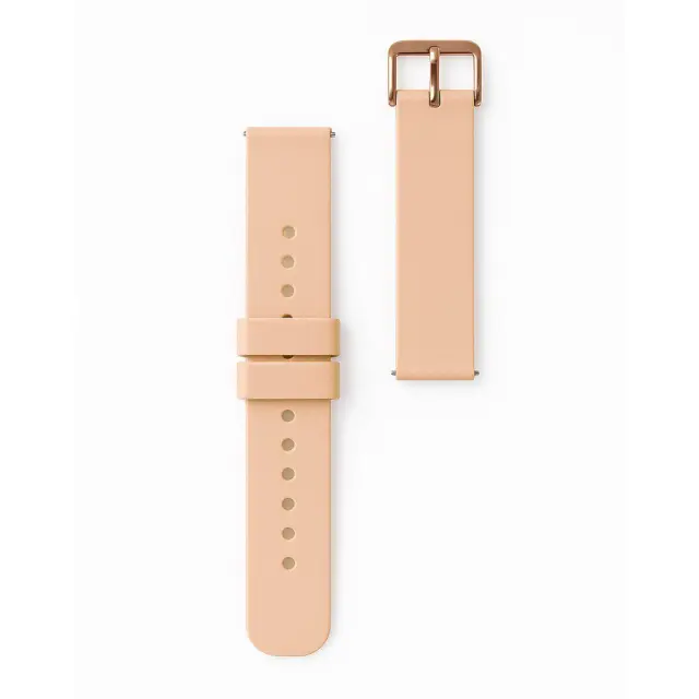Λουράκι Σιλικόνης για Smartwatch 20mm-Beige OEM 2