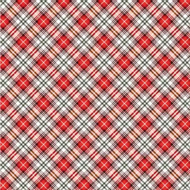 Τραβέρσα Χριστουγεννιάτικη Tartan Κόκκινο 50 x 140 cm Κόκκινο 50 x 140 cm 2