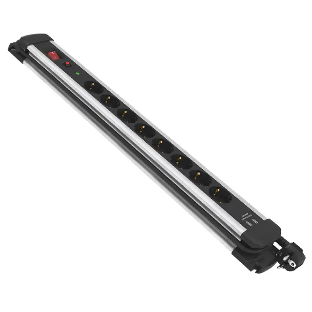 ΠΟΛΥΠΡΙΖΟ PRO ΜΕ ΠΡΟΣΤΑΣΙΑ 8 ΘΕΣΕΩΝ 1,5m + 2xUSB 607058