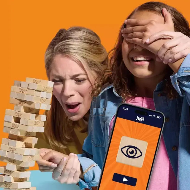 Hasbro Jenga Επιτραπέζιο Παιχνίδι Ισορροπίας με Ξύλινα Τουβλάκια για 1+ Παίκτες 6+ Ετών – G1499 3