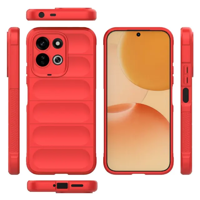 Techsuit® Magic Shield για Redmi 17 4G/5G- Poco C95 Pro 4G- Red 2