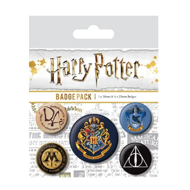 Σετ Κονκάρδες 5τμχ Harry Potter - Hogwarts
