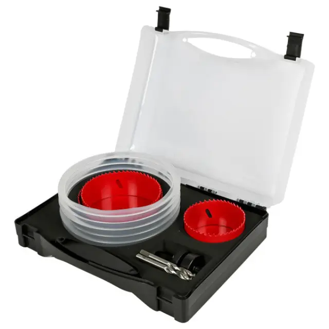 Hole saw set 8 pieces bi-metal