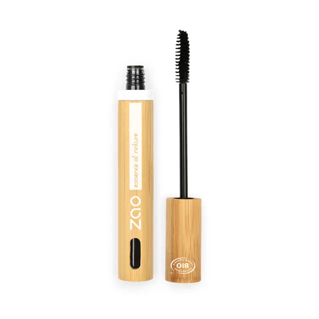 Zao Velvet Mascara – Βιολογική μάσκαρα για έντονο όγκο και πυκνές βλεφαρίδες - 080 Black