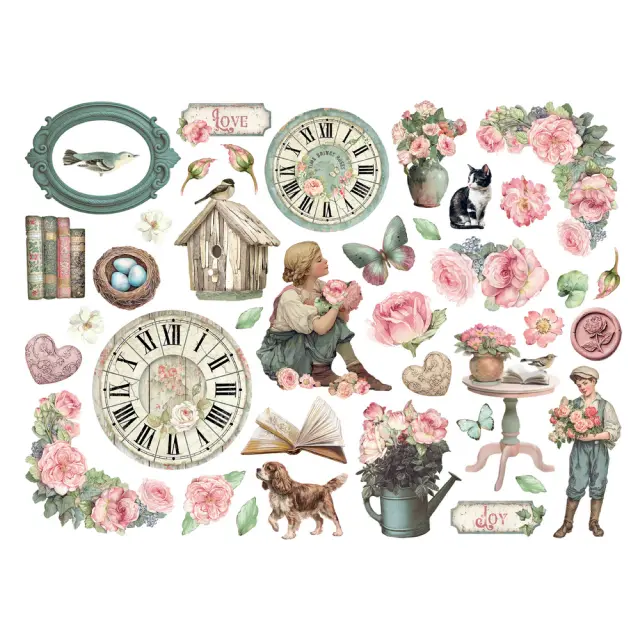 Die Cuts Stamperia, House of Roses 2