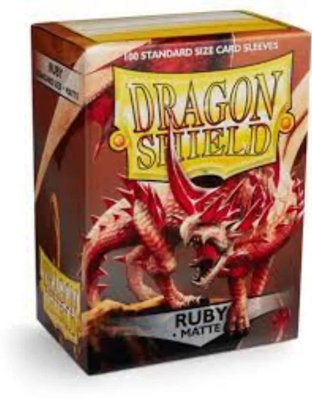 Dragon Shield Matte Sleeves - Ruby (100 Sleeves)