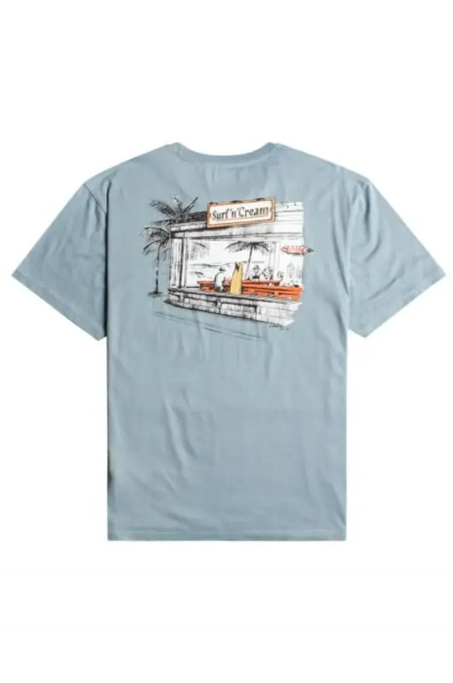 BILLABONG SURF N CREAM SS ΑΝΔΡΙΚΗ ΜΠΛΟΥΖΑ BIF1SS40BIF2-5684/WASHED BLUE BLUE 2