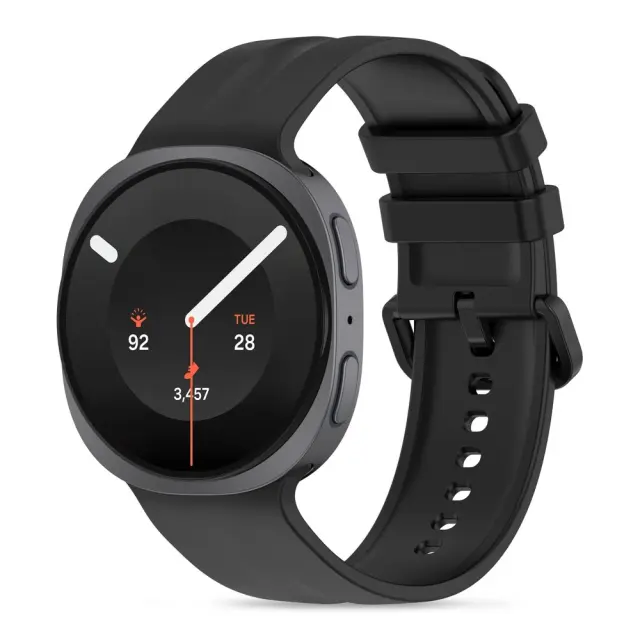 Tech-protect Silicone Evo Samsung Galaxy Watch 8 / 9 / Classic (40 / 44 / 46 Mm) Black