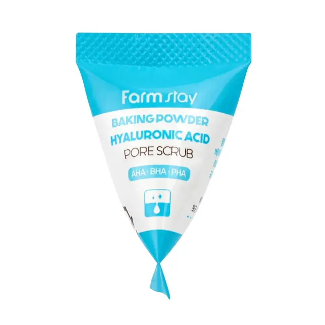 Farmstay Baking Powder Hyaluronic Acid Pore Scrub Συσκευασία 25τμχ x 7gr