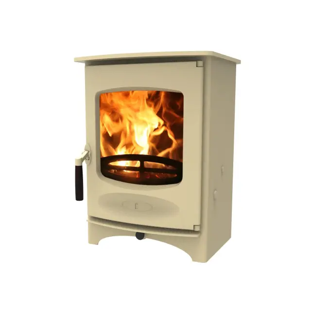 Charnwood C-Four Σόμπα Ξύλου - Almond, Low stand