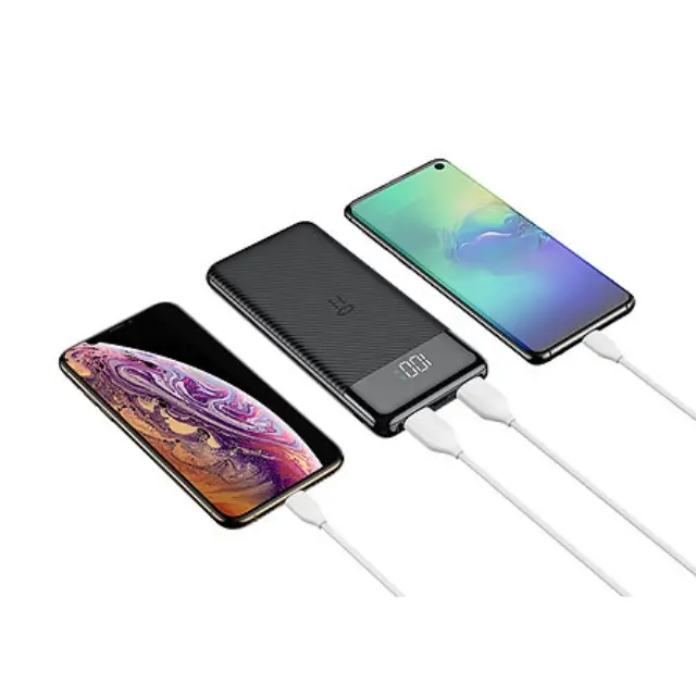 Veger® L11 - Power Bank 10000mAh Multiple Ports Led Display - Black 2