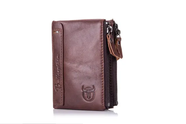 Δερμάτινο πορτοφόλι Bull Captain QB-06 καφέ - One Size