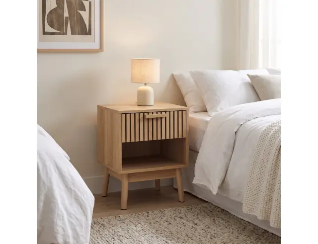 Κομοδίνο Klaus Home Deco Factory με διαστάσεις 40x35x55cm HD0205