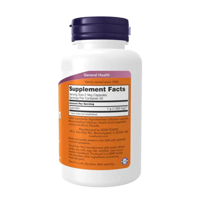 Now Foods Quercetin 500 mg 2