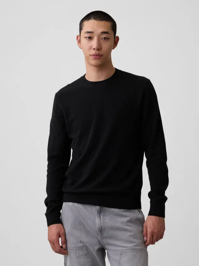 Ανδρικό Πουλόβερ CashSoft True black