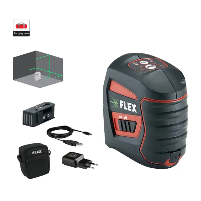ΑΛΦΑΔΙ ΛΕΙΖΕΡ ΣΤΑΥΡΟΥ ΠΡΑΣΙΝΗΣ ΠΡΟΒΟΛΗΣ FLEX ALC 2/1-G 455997