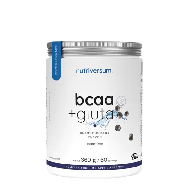 Nutriversum BCAA + GLUTA Blackcurrant, 360 g