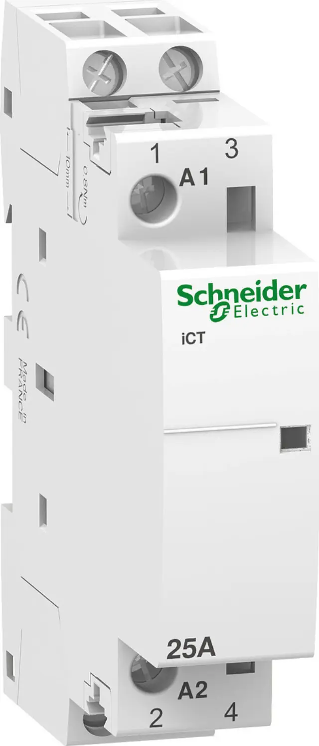 iCT 25A 2NO 24V 50Hz contactor