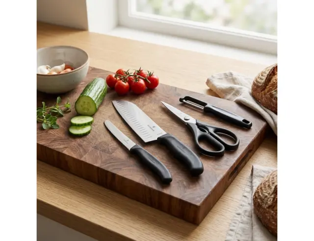 Σετ Μαχαίρια και εργαλεία κουζίνας Victorinox Swiss Classic - Black - 4 τεμάχια - Σε συσκευασία δώρου6.7133.41G