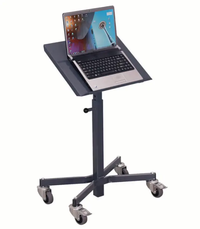 Variofit sw-405.045 Σταντ Αντικειμένων Τροχήλατο Ρυθμιζόμενου Ύψους Ανακλινόμενο ESD για Φορτίο Βάρους ως 150kg 2