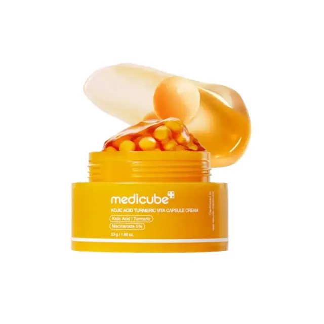 Medicube Kojic Acid Turmeric Vita Capsule Cream Κρέμα Προσώπου για Δυσχρωμίες και Κηλίδες, 53gr