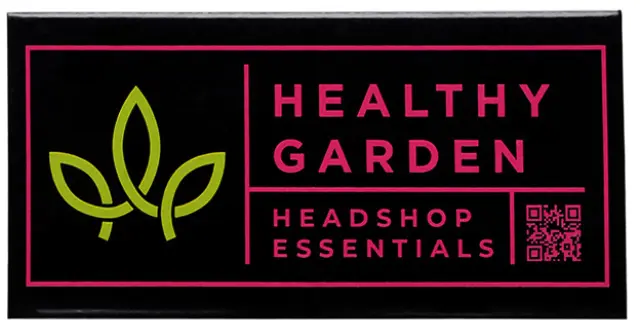 Healthy Garden Χαρτάκια - Pink - King Size Slim με Ροζ Τζιβάνες 32φ.