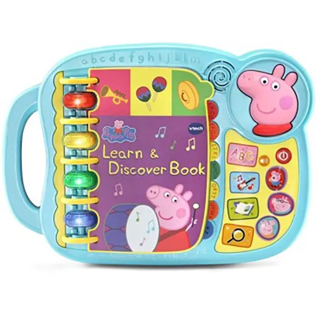 Vtech - Peppa Pig Learn AND Discovery Book Danish 950-518032