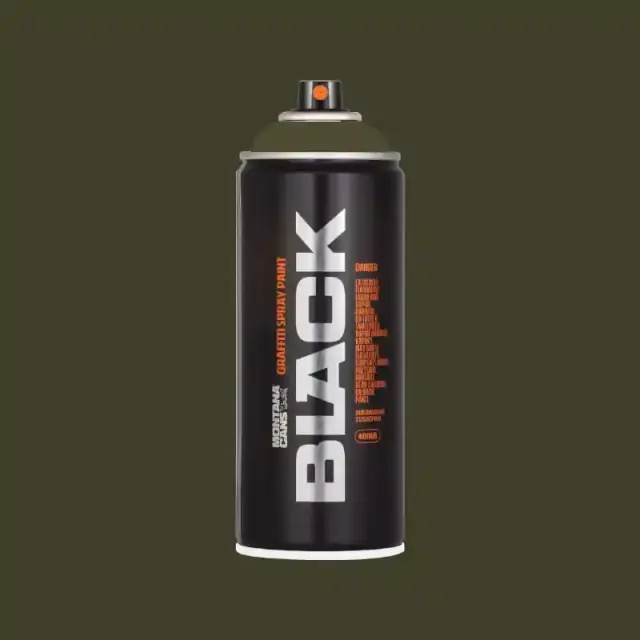 Montana Black Spray Paint 400ml BLK-6930 B.a Bosko