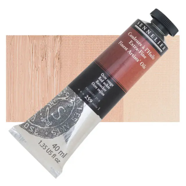 Sennelier Λάδι Finest Artists Oil 259 Red Ochre - 40ml
