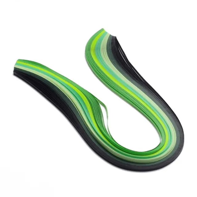 Λωρίδες Quilling 0.5x53cm - Green Mix - 120τεμ
