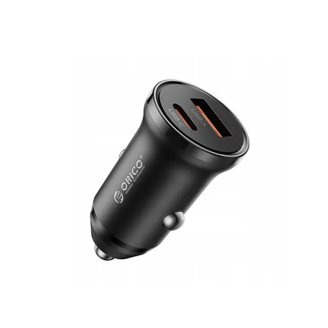 Orico Φορτιστής Αυτοκινήτου PD 65W USB-C USB-A (PM-65-1A1C-BK-EP)