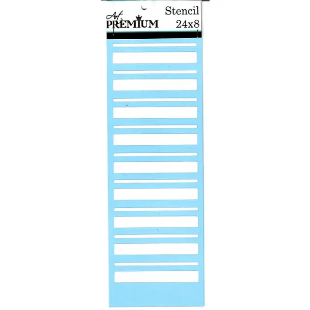 Στένσιλ Art Premium - 24x8cm - Γραμμές Μπορντούρα