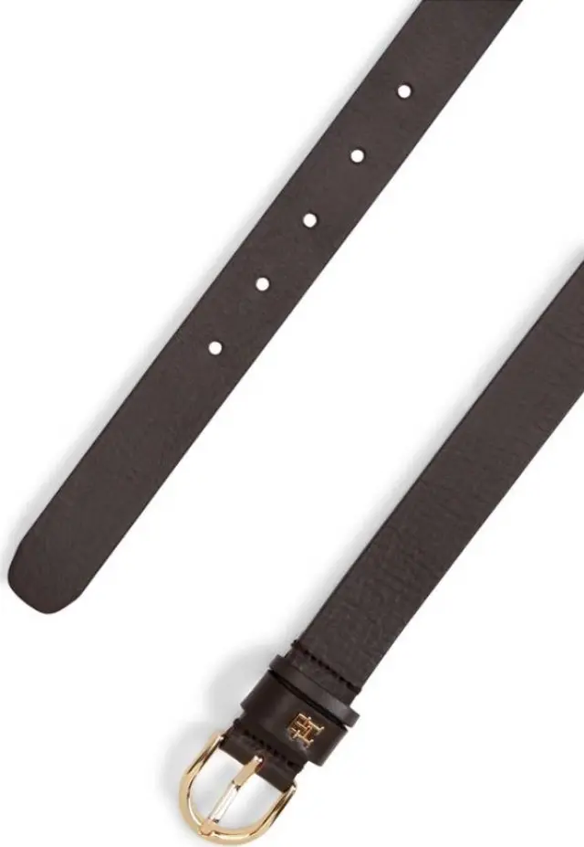 Tommy Hilfiger Γυναικεία Στενή Ζώνη Essential Effortless 2.5 Go Καφέ 75cm 3
