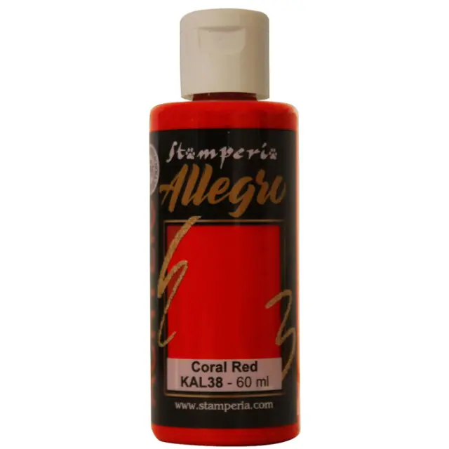 Χρώμα ακρυλικό Allegro 59ml, Coral red