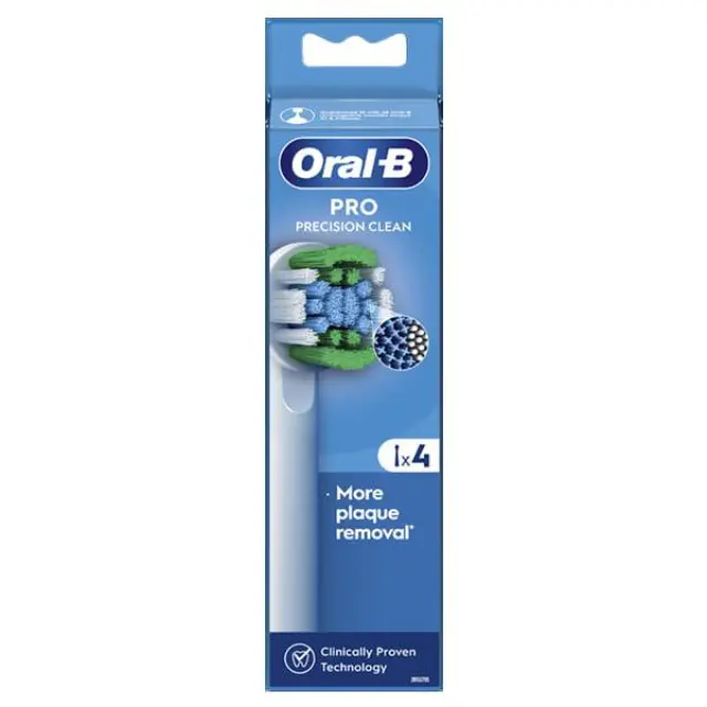 Oral-B Precision Clean Ανταλλακτικές Κεφαλές Ηλεκτρικής Οδοντόβουρτσας, 4 τεμάχια