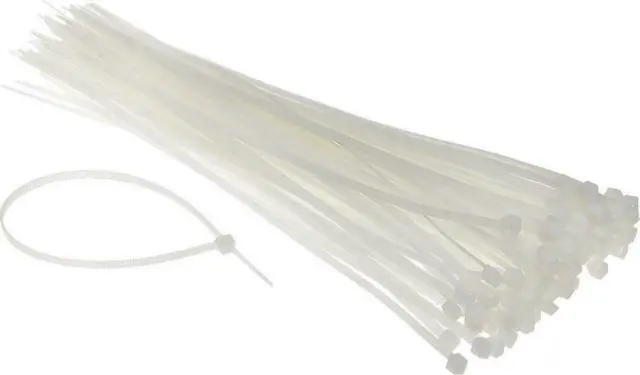 Sapiselco Δεματικά Καλωδίων 200x3,5mm Λευκό 100τμχ