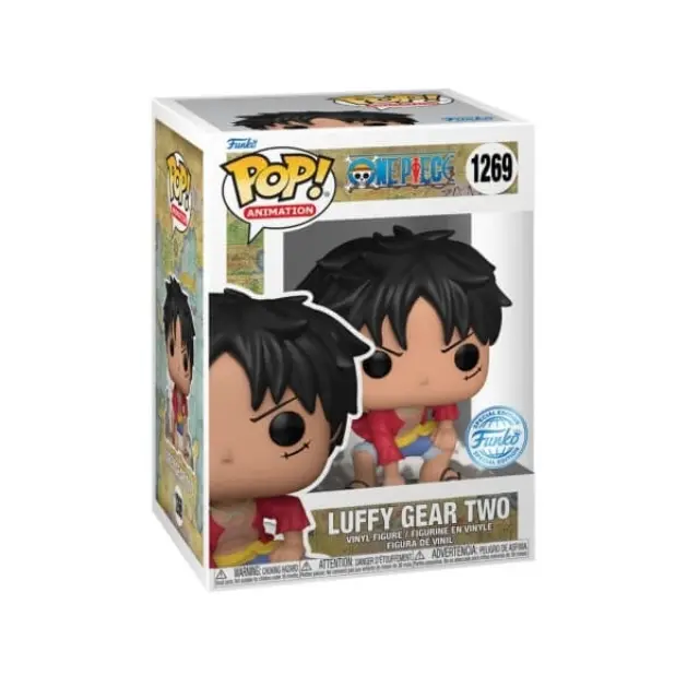 Funko Pop! Animation: One Piece - Luffy Gear Two* (Special Edition) #1269 Vinyl Figure 2