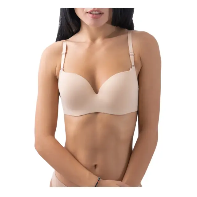 FMS Γυναικείο Σουτιέν Push-Up Butterfly, Χρώμα Μπεζ - 85B