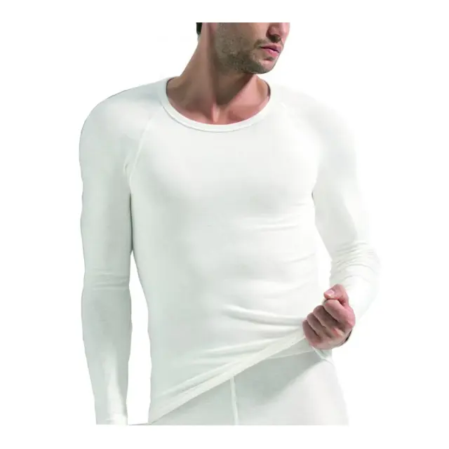 FMS Unisex Ισοθερμικό Μπλουζάκι Μακρύ Μανίκι, Χρώμα Λευκό